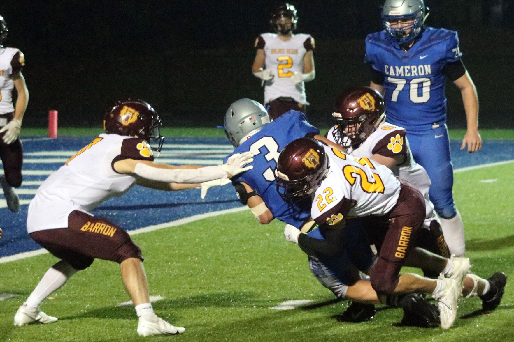 Cameron vs. Barron football 10-9-20